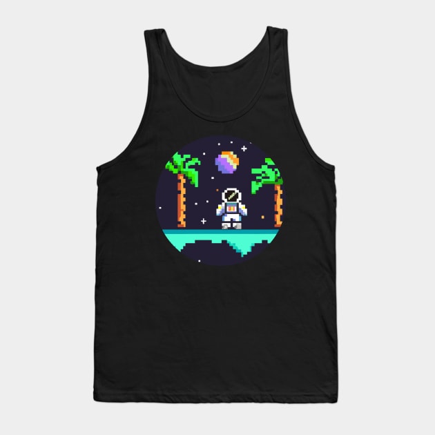 CUTE ASTRONAUT ART Tank Top by Siddharth k 